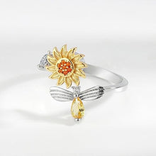 Load image into Gallery viewer, Fidget Sunflower Ring