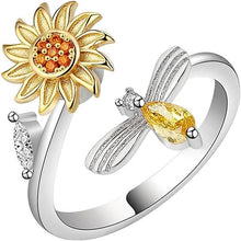 Load image into Gallery viewer, Fidget Sunflower Ring