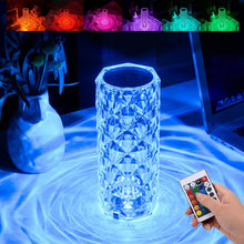 Load image into Gallery viewer, Crystal Table Lamp
