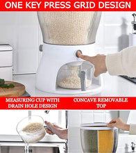 Load image into Gallery viewer, 360° Rotating 4-Grid airtight Cereal pulses dispenser food Grain storage