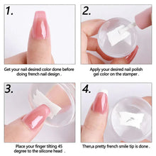 Load image into Gallery viewer, French Jelly Nail Stamper (Combo of 2 Sets)