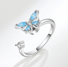 Load image into Gallery viewer, Fidget Butterfly Ring