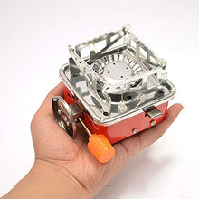 Load image into Gallery viewer, Camping Stove Gas Square Stove - Portable and foldable, with gas Cylinder
