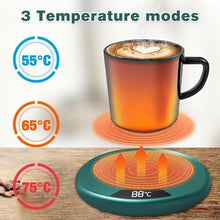 Load image into Gallery viewer, USB-Powered Coffee Mug Warmer – Smart Heating Plate Pad
