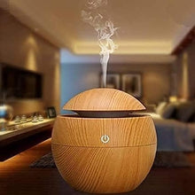 Load image into Gallery viewer, DesiDiya Round Magic Wooden Cool Mist Humidifier
