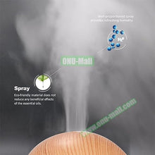 Load image into Gallery viewer, DesiDiya Round Magic Wooden Cool Mist Humidifier
